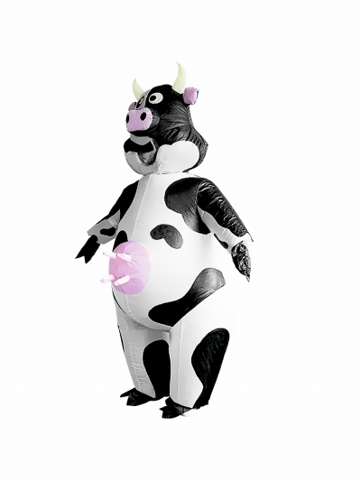 Надувной карнавальный костюм Корова-Бурёнка FZ1897-1